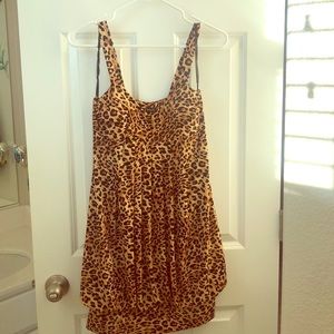 Leopard dress short